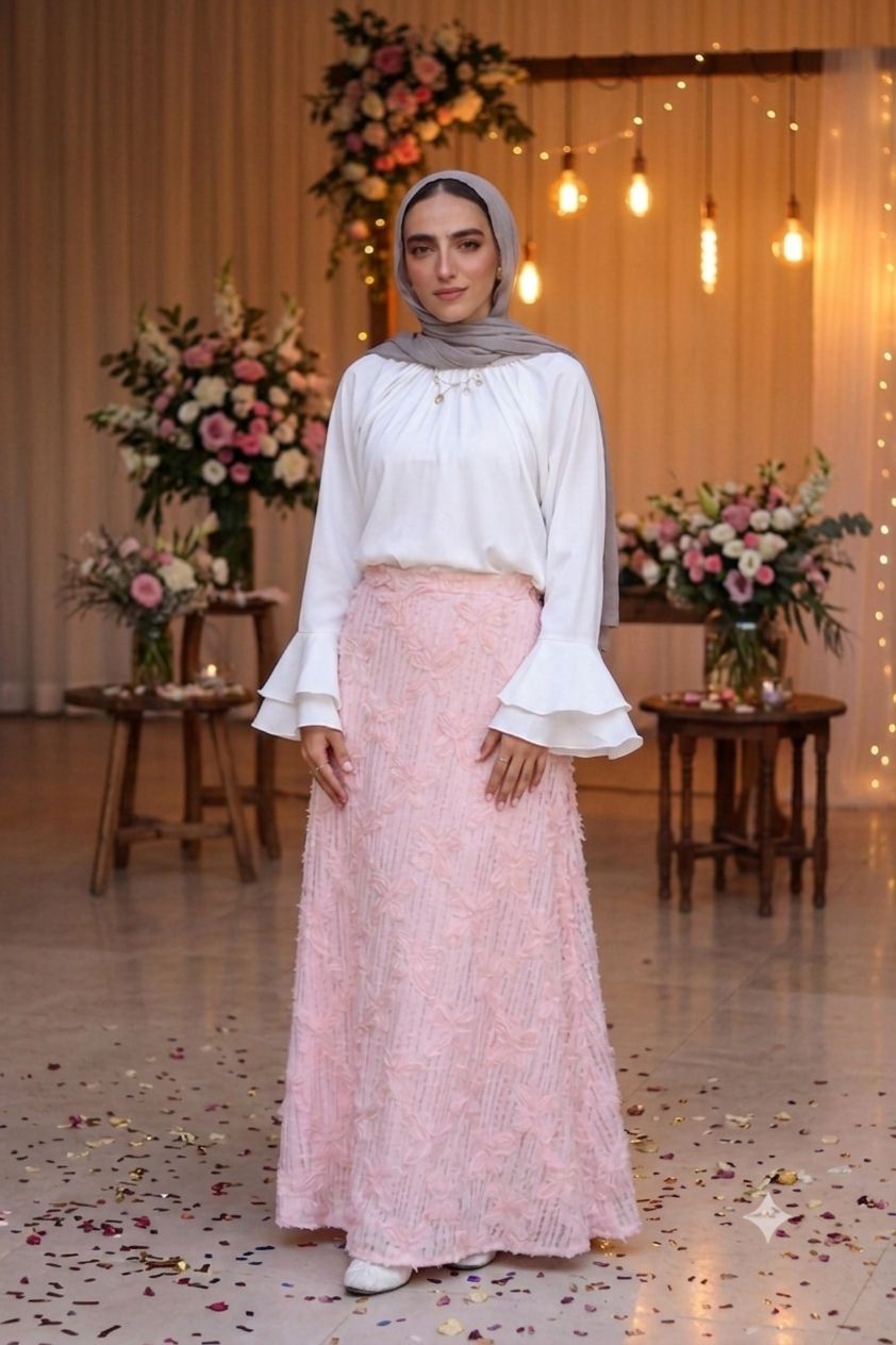 Blossom Skirt in Pink