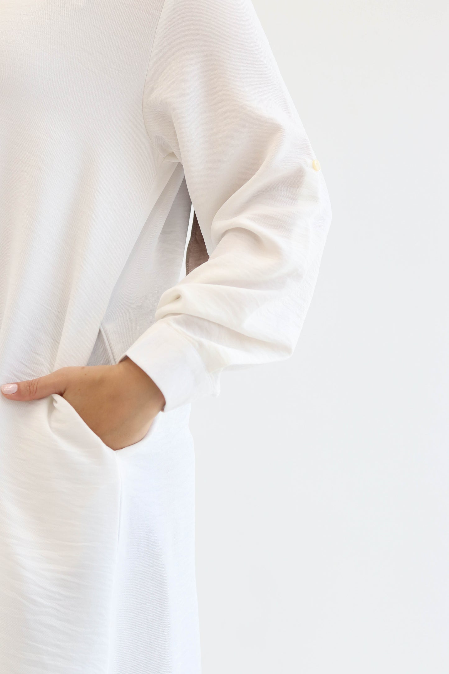 Linen Chemise in White