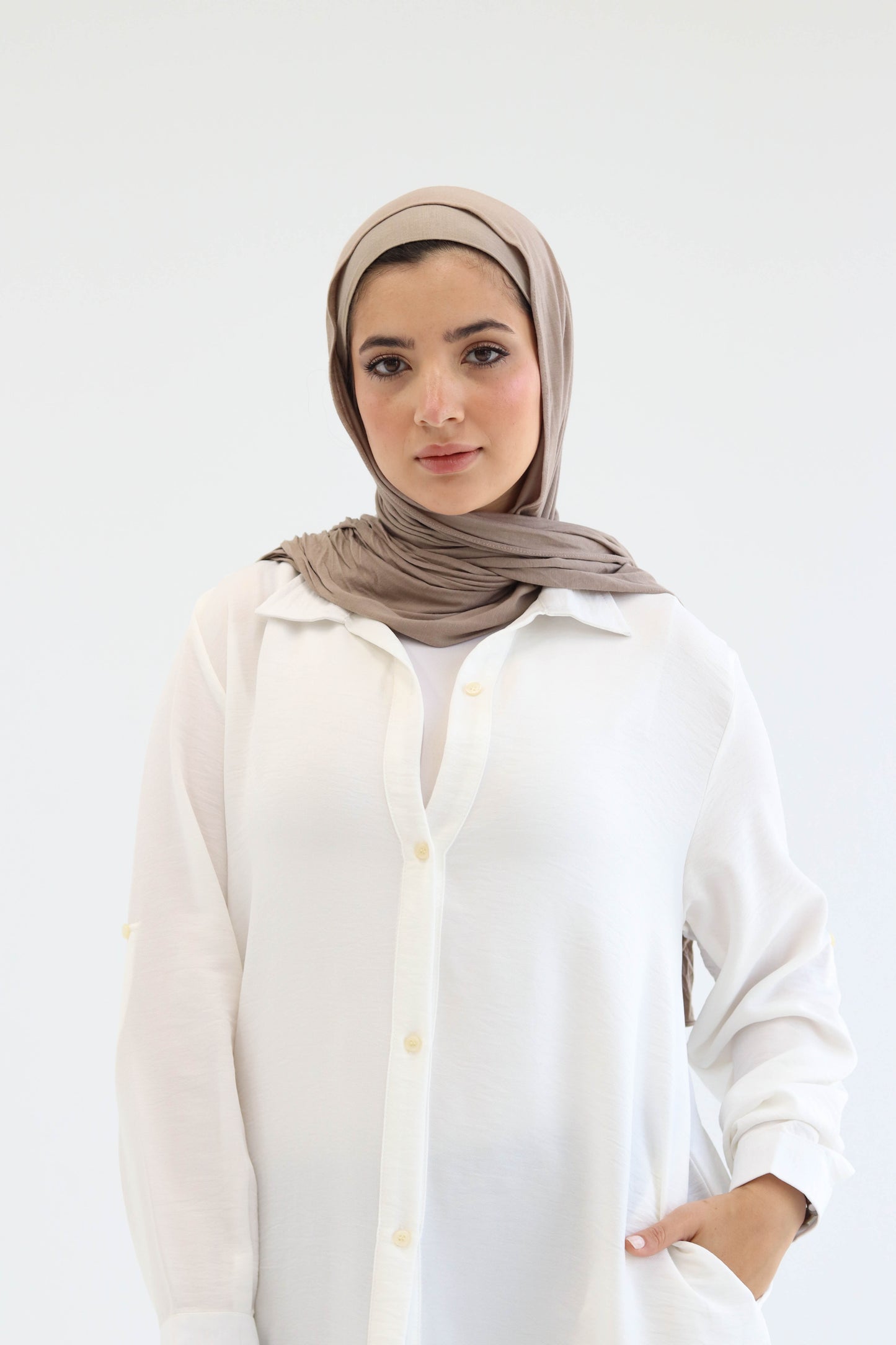 Linen Chemise in White