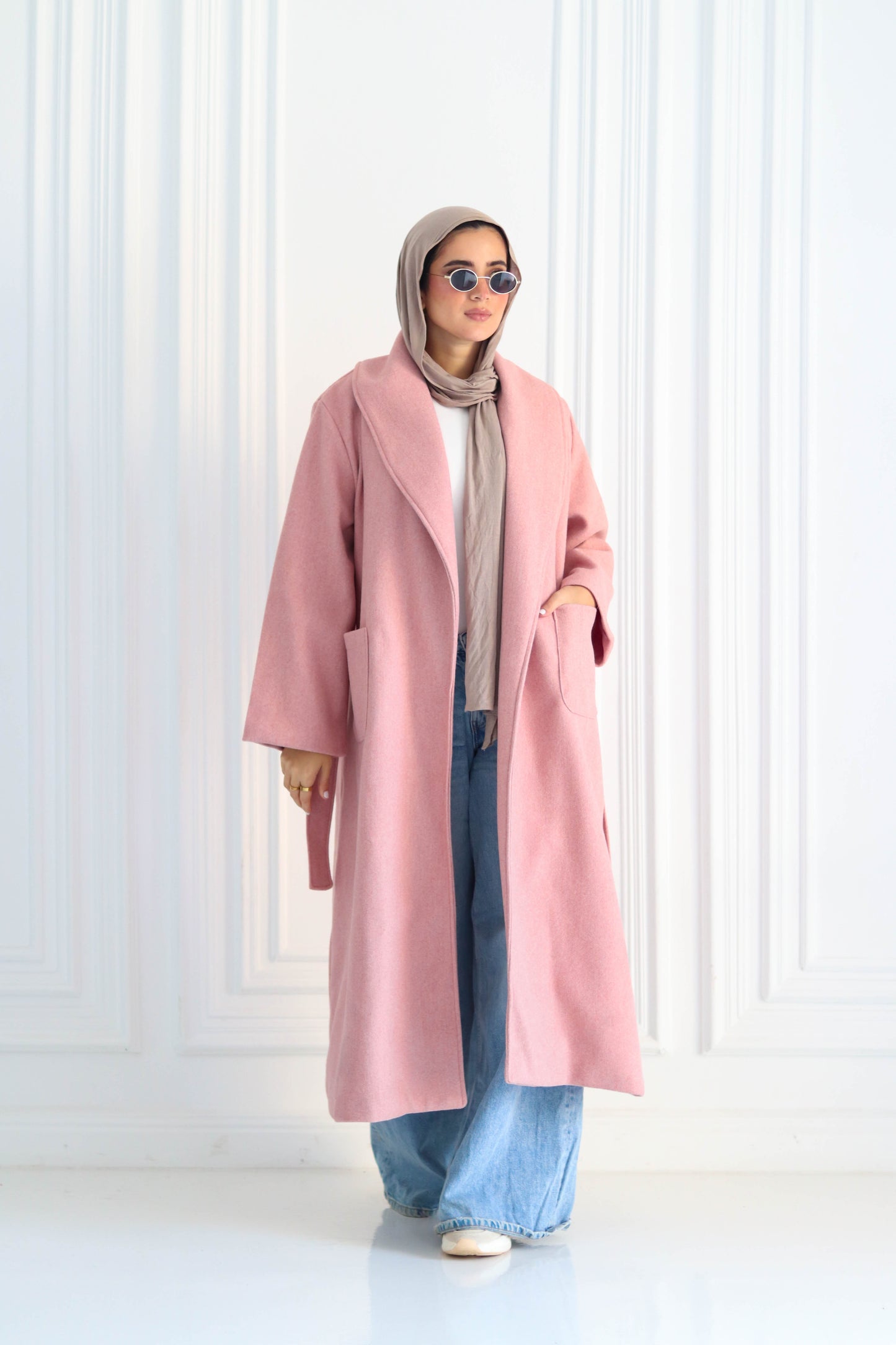 Everday Winter Coat in Pink