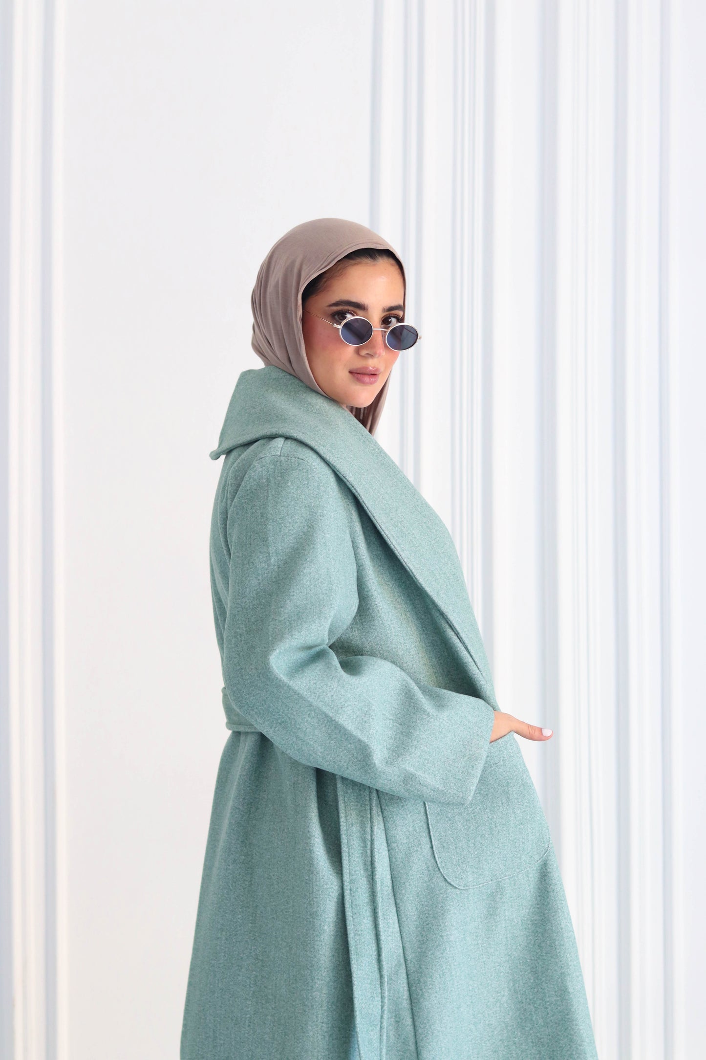 Everday Winter Coat in Mint
