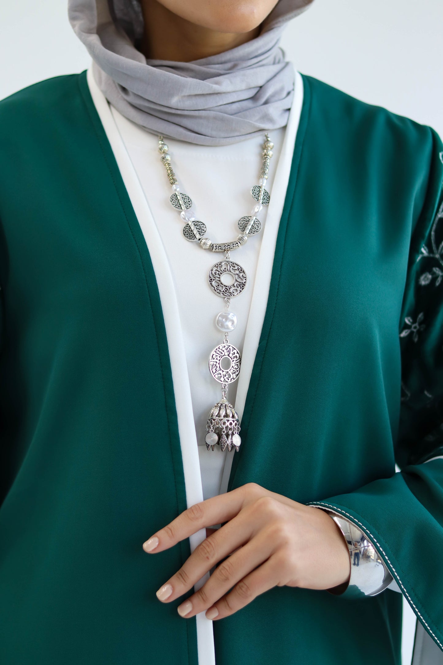 Jouri Kaftan in Royal Green