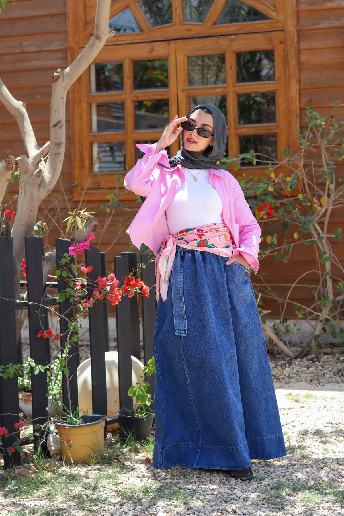 Casual Pocket Shirt in Pink