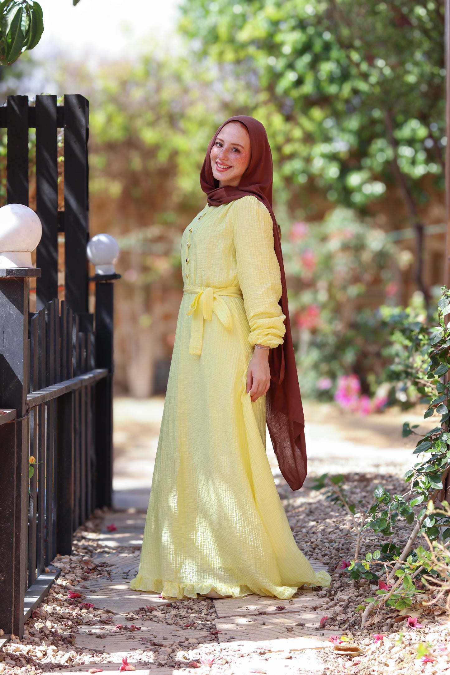 Golden Aura Dress in Yellow