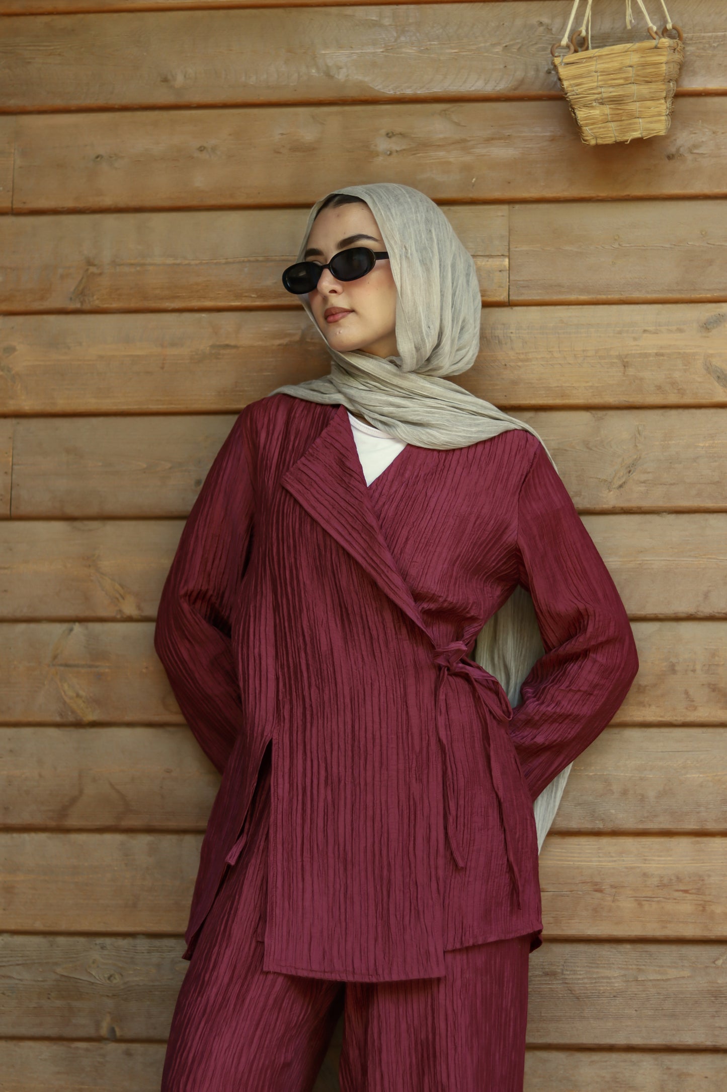 Origami Set in Berry Blush