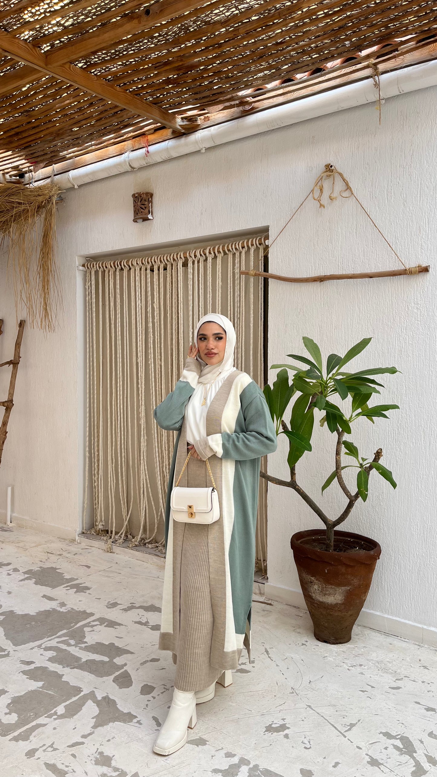 Mint Cardigan Set (cardigan and skirt)