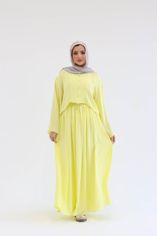 Breeze Casual Set  in Yellow