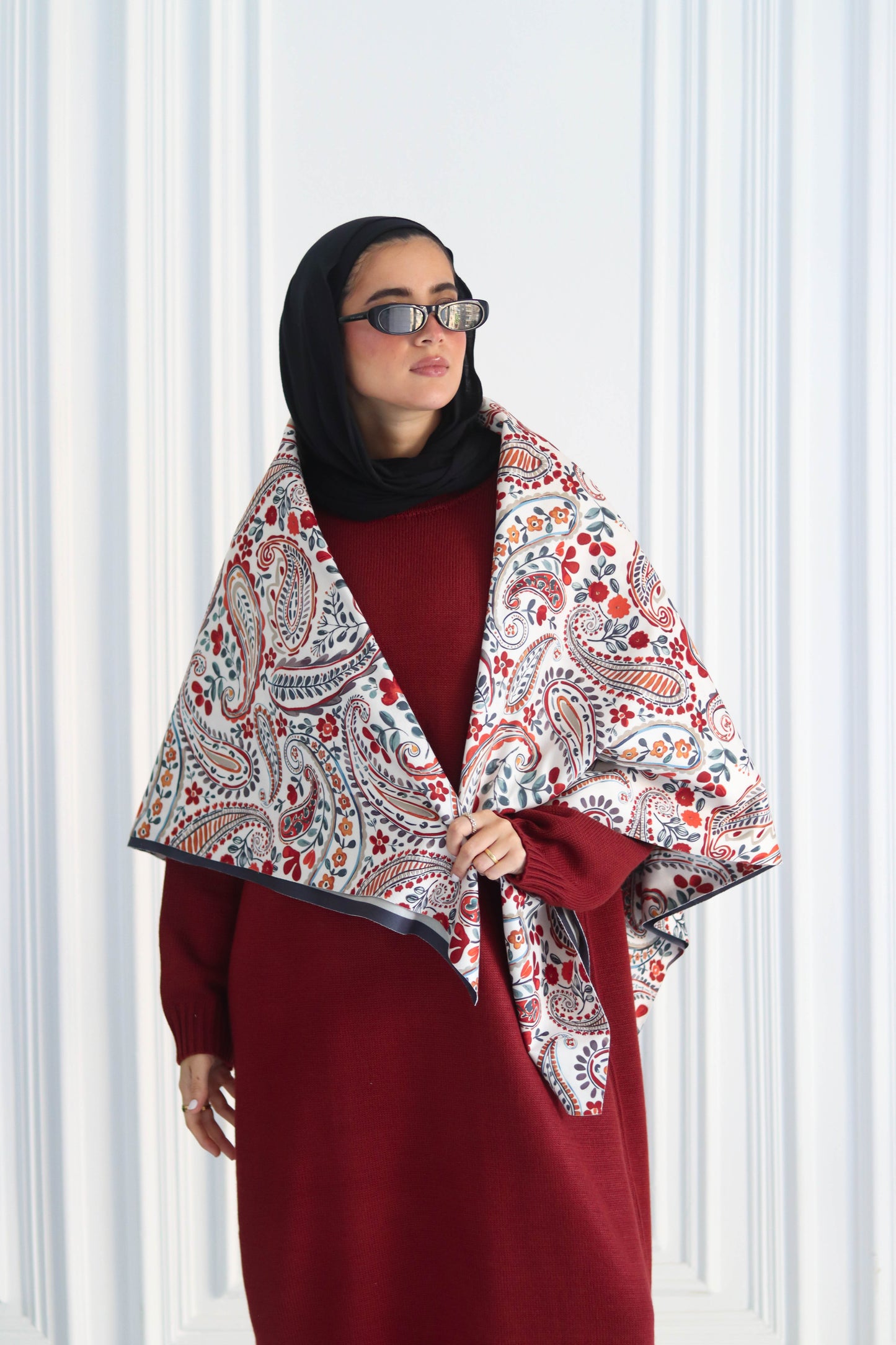 Winter Garden Wool Scarf