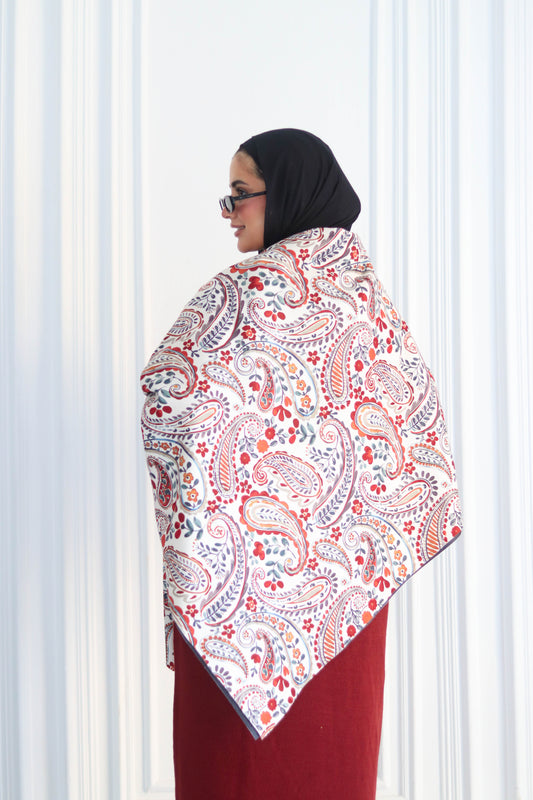 Winter Garden Wool Scarf