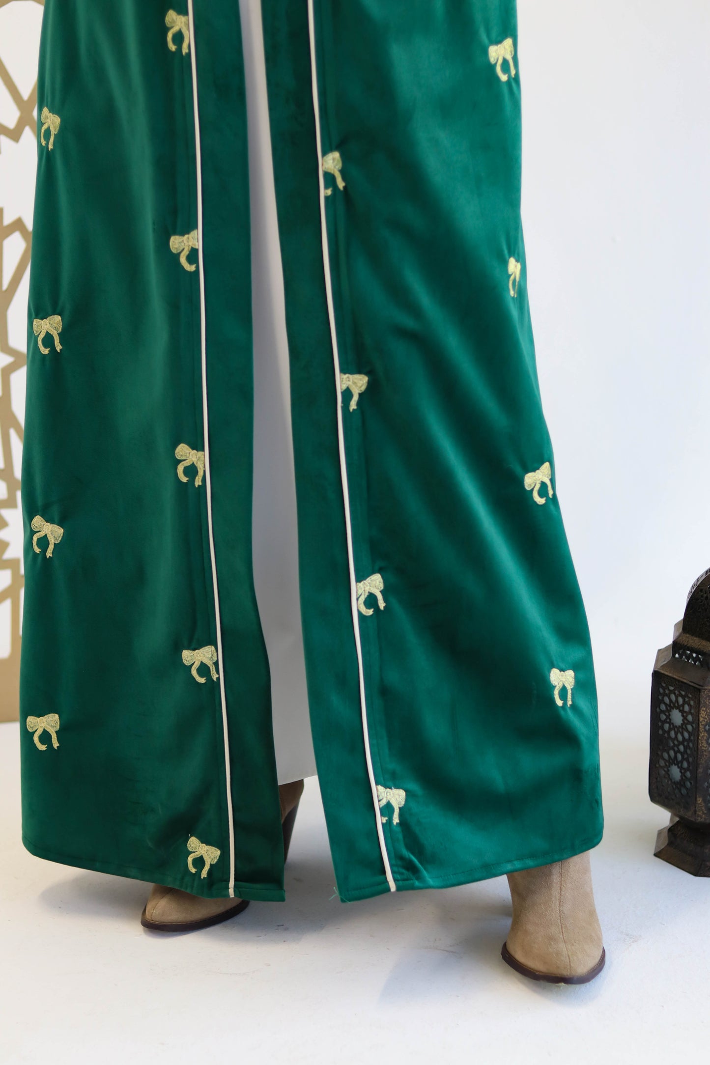 Dorrah Kaftan in Green
