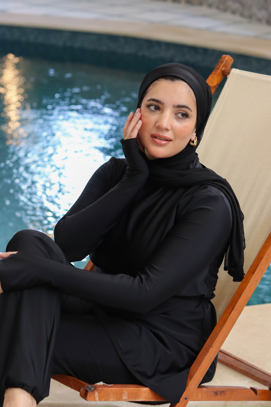 Ozel Swim Top in Black (top ONLY)