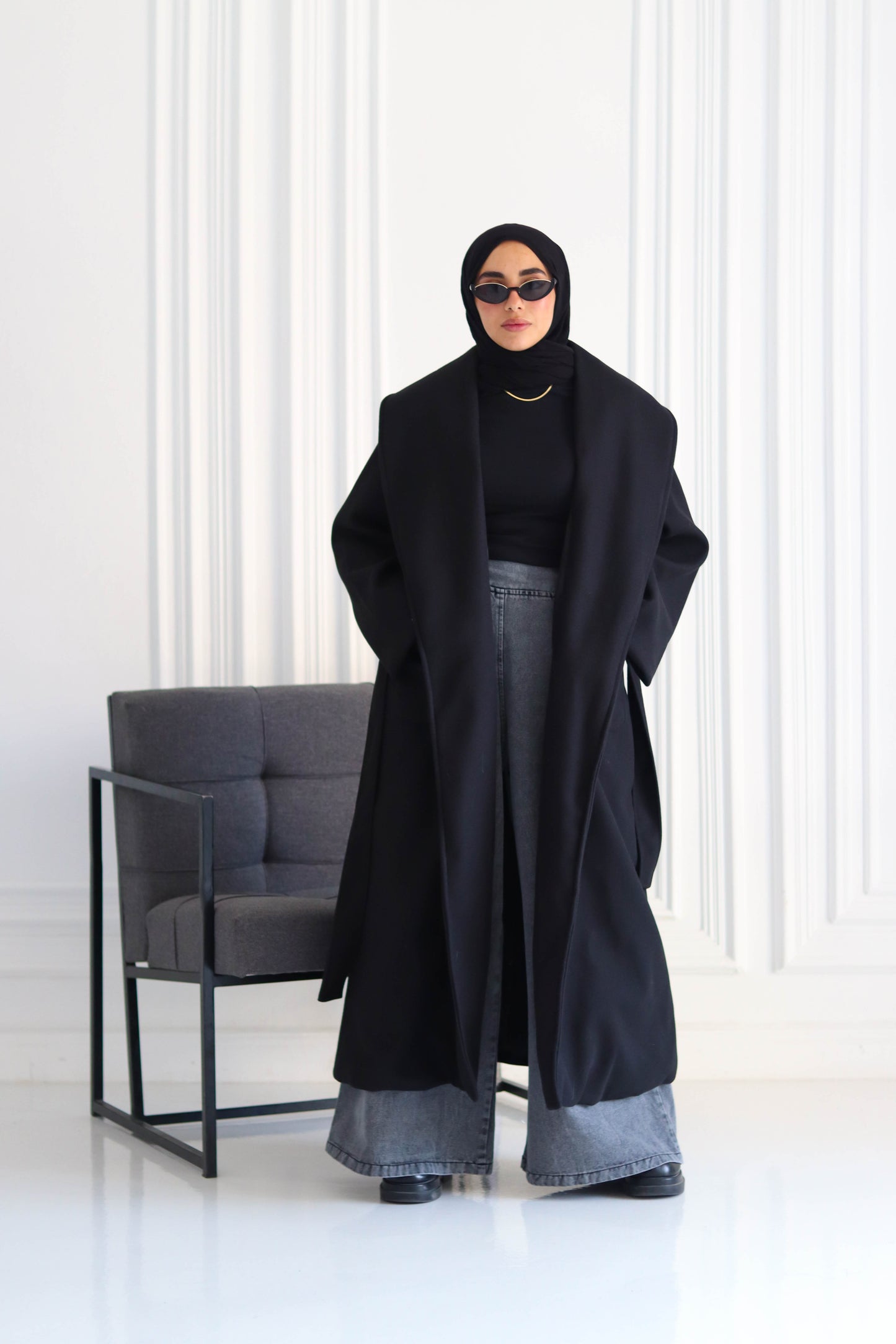 Everday Winter Coat in Black