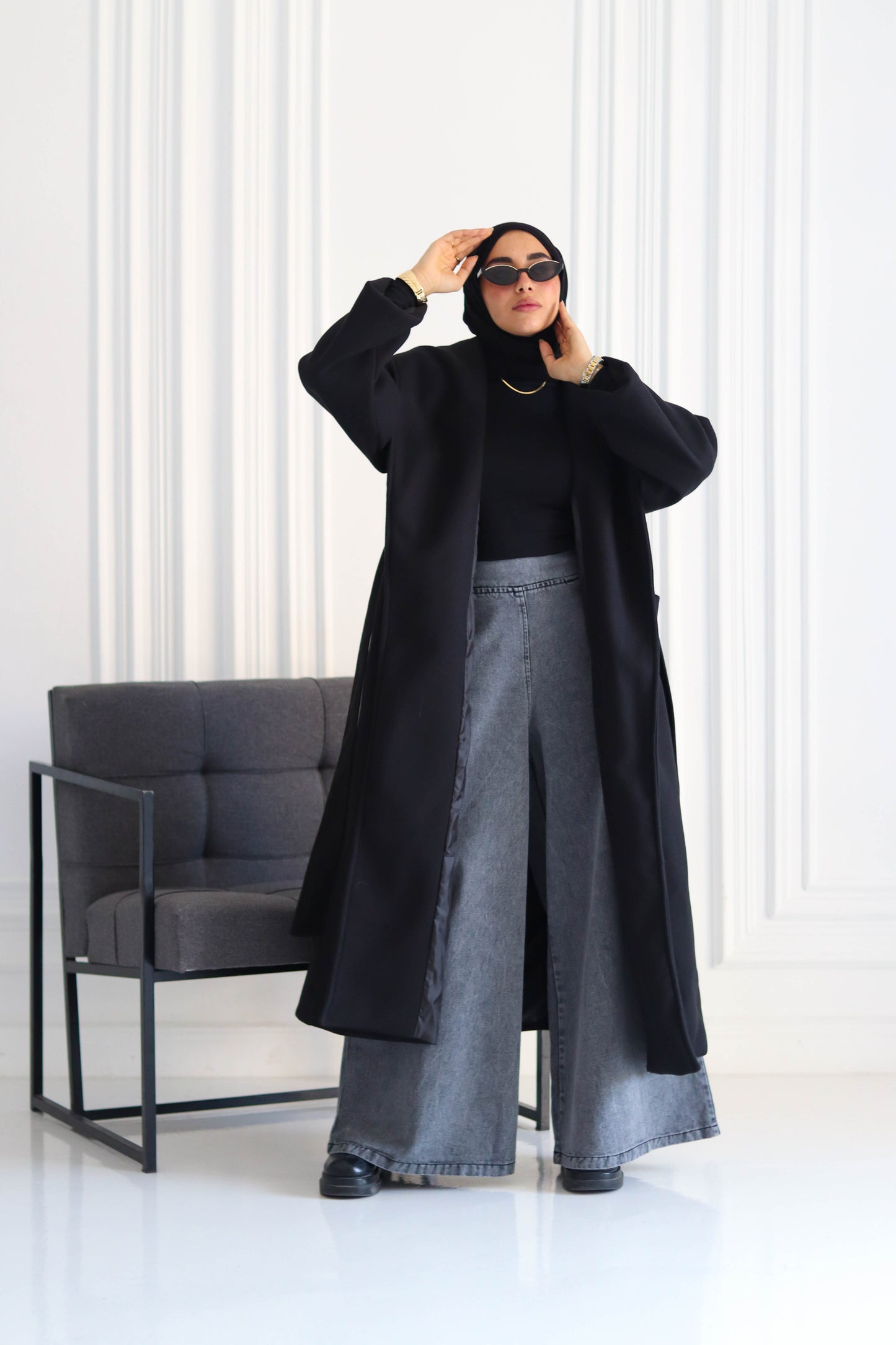Everday Winter Coat in Black