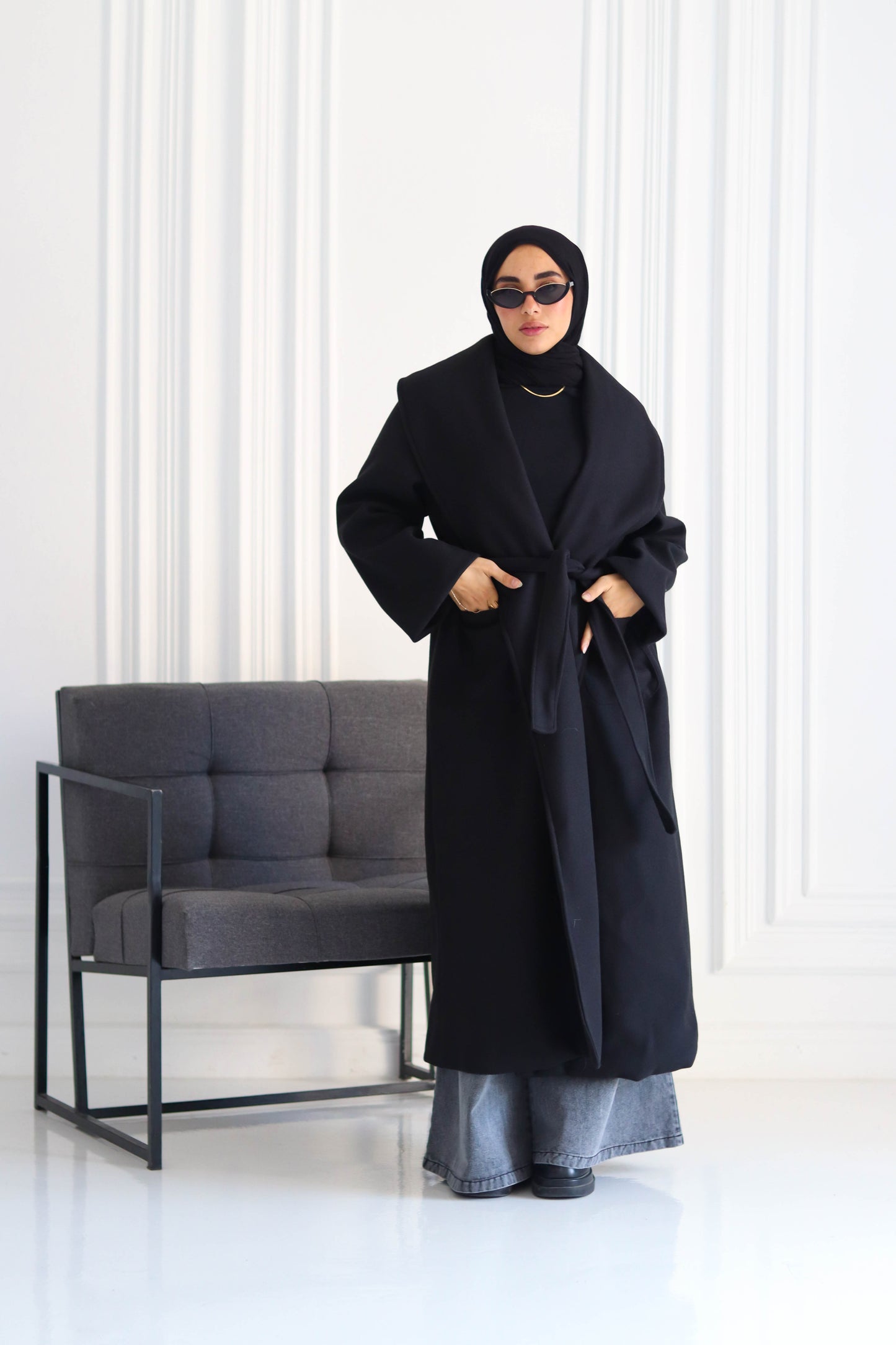 Everday Winter Coat in Black