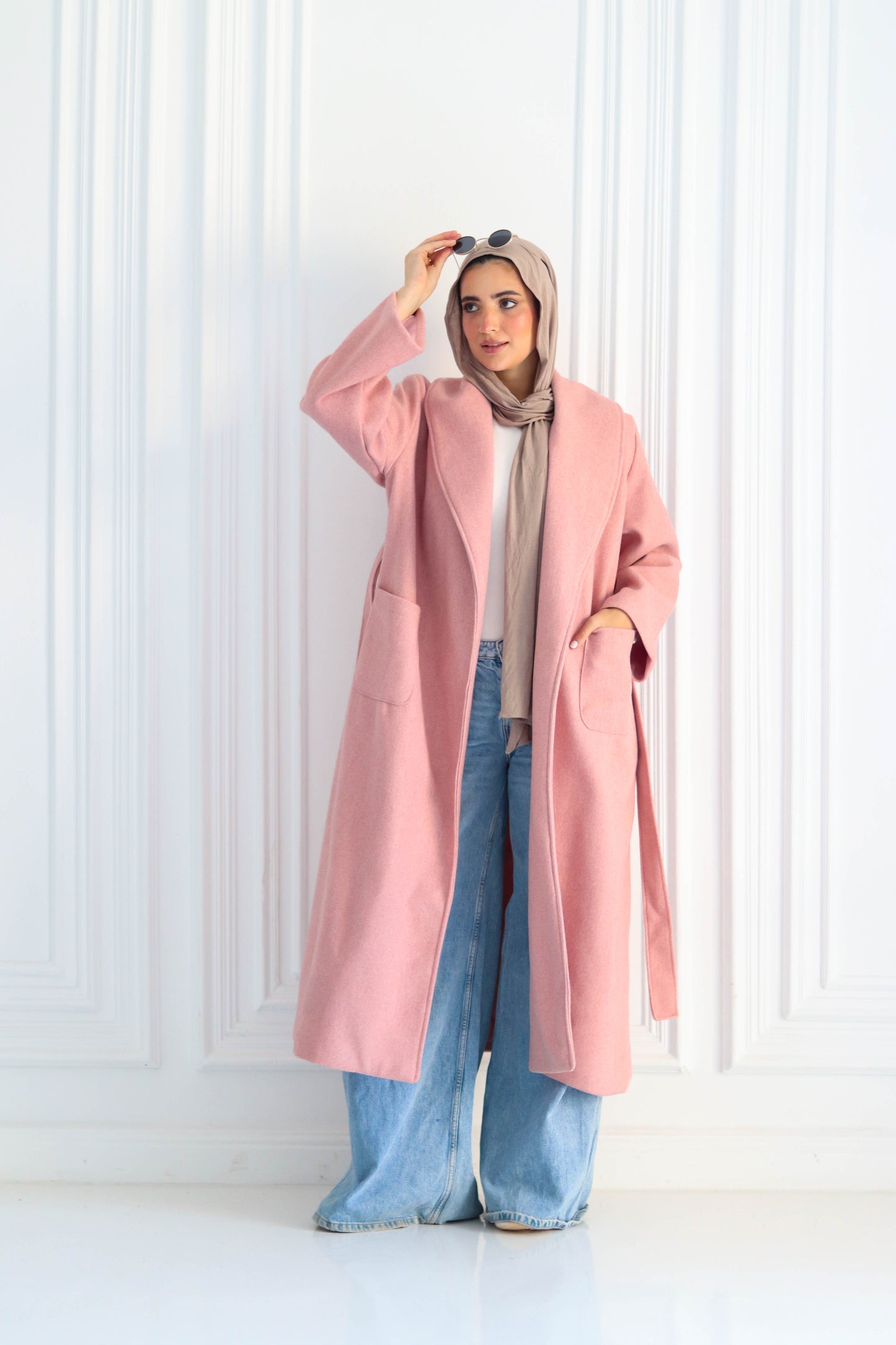 Everday Winter Coat in Pink