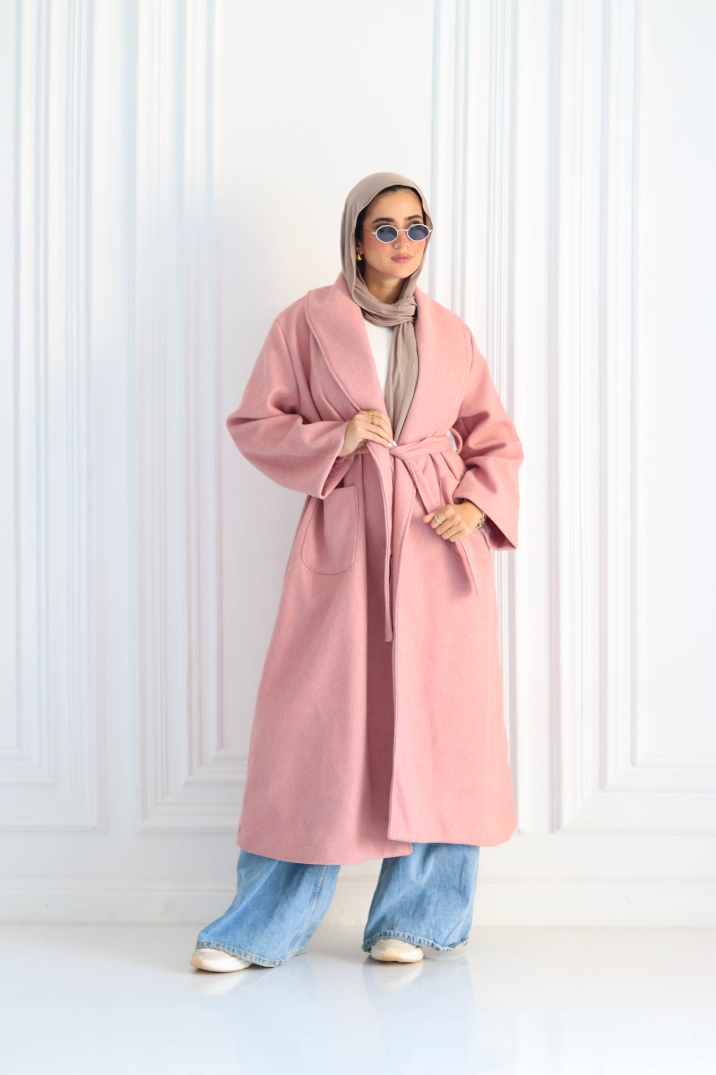 Everday Winter Coat in Pink