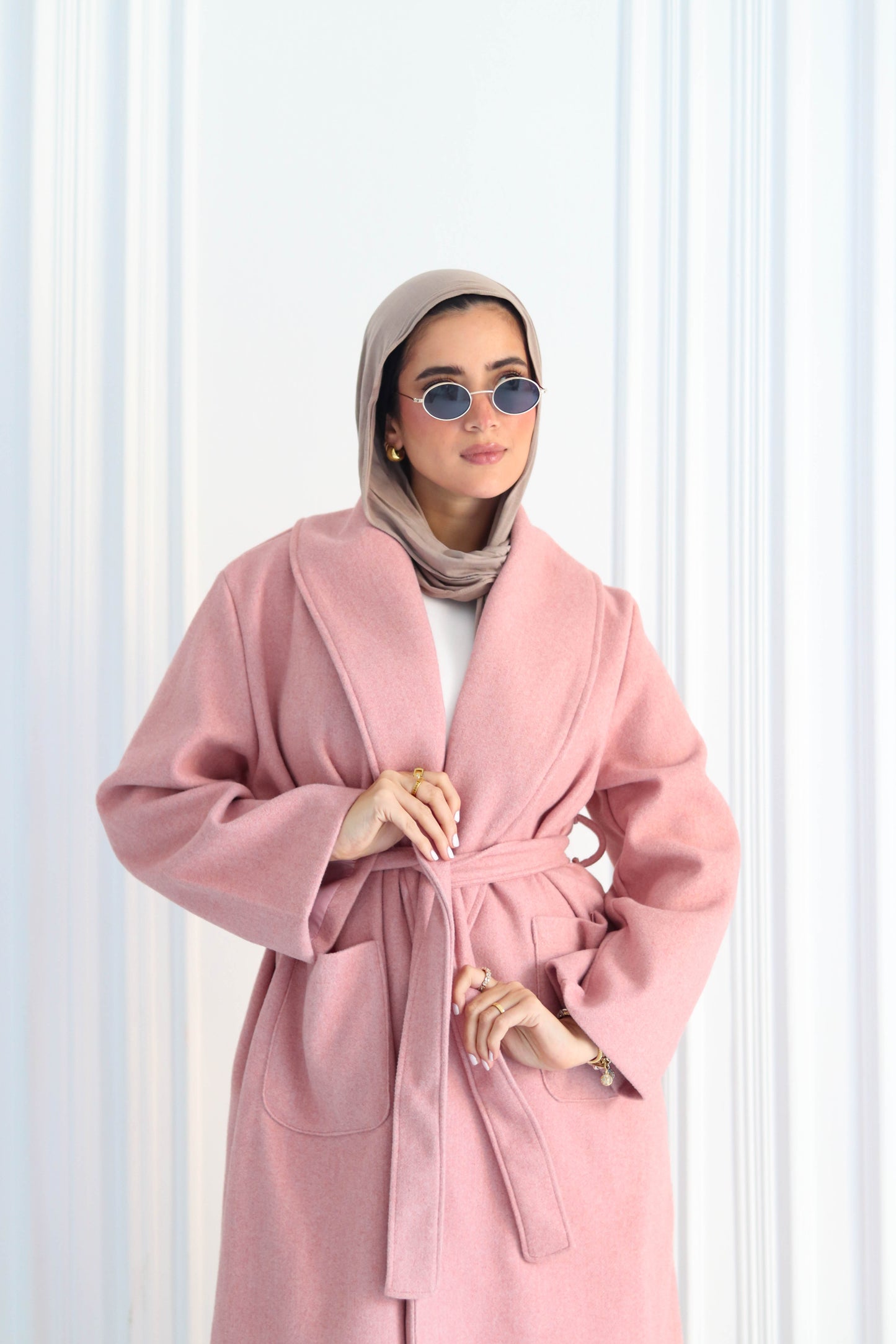 Everday Winter Coat in Pink