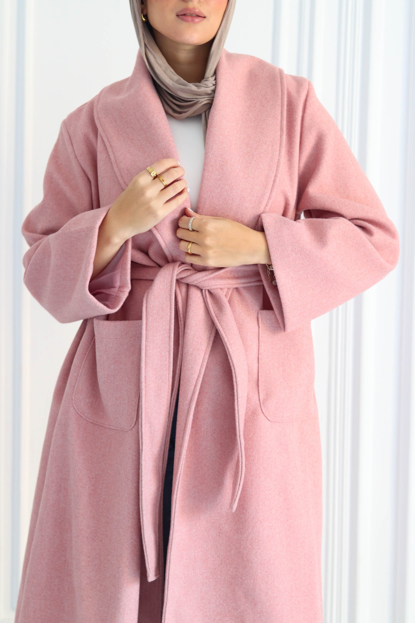 Everday Winter Coat in Pink