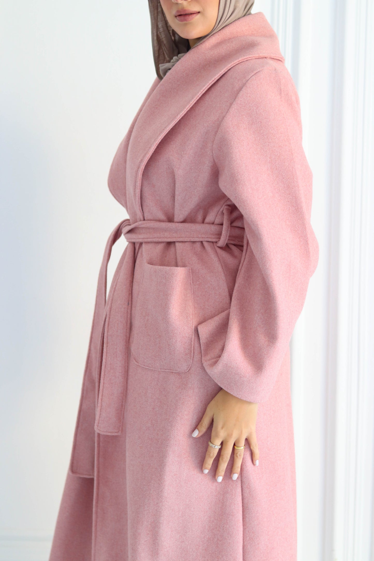 Everday Winter Coat in Pink