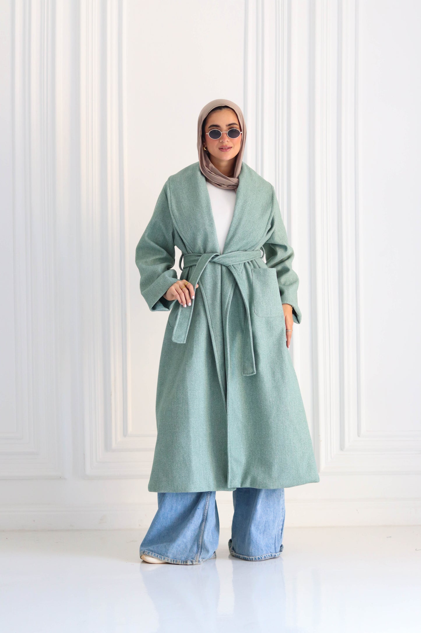 Everday Winter Coat in Mint