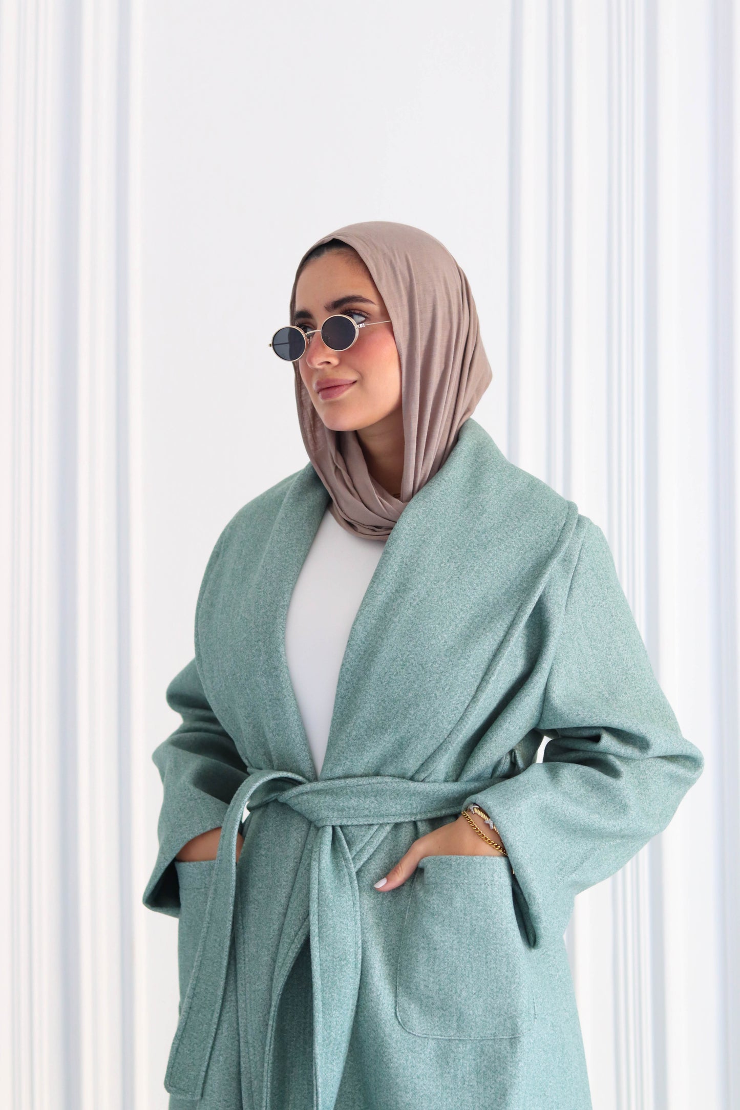 Everday Winter Coat in Mint