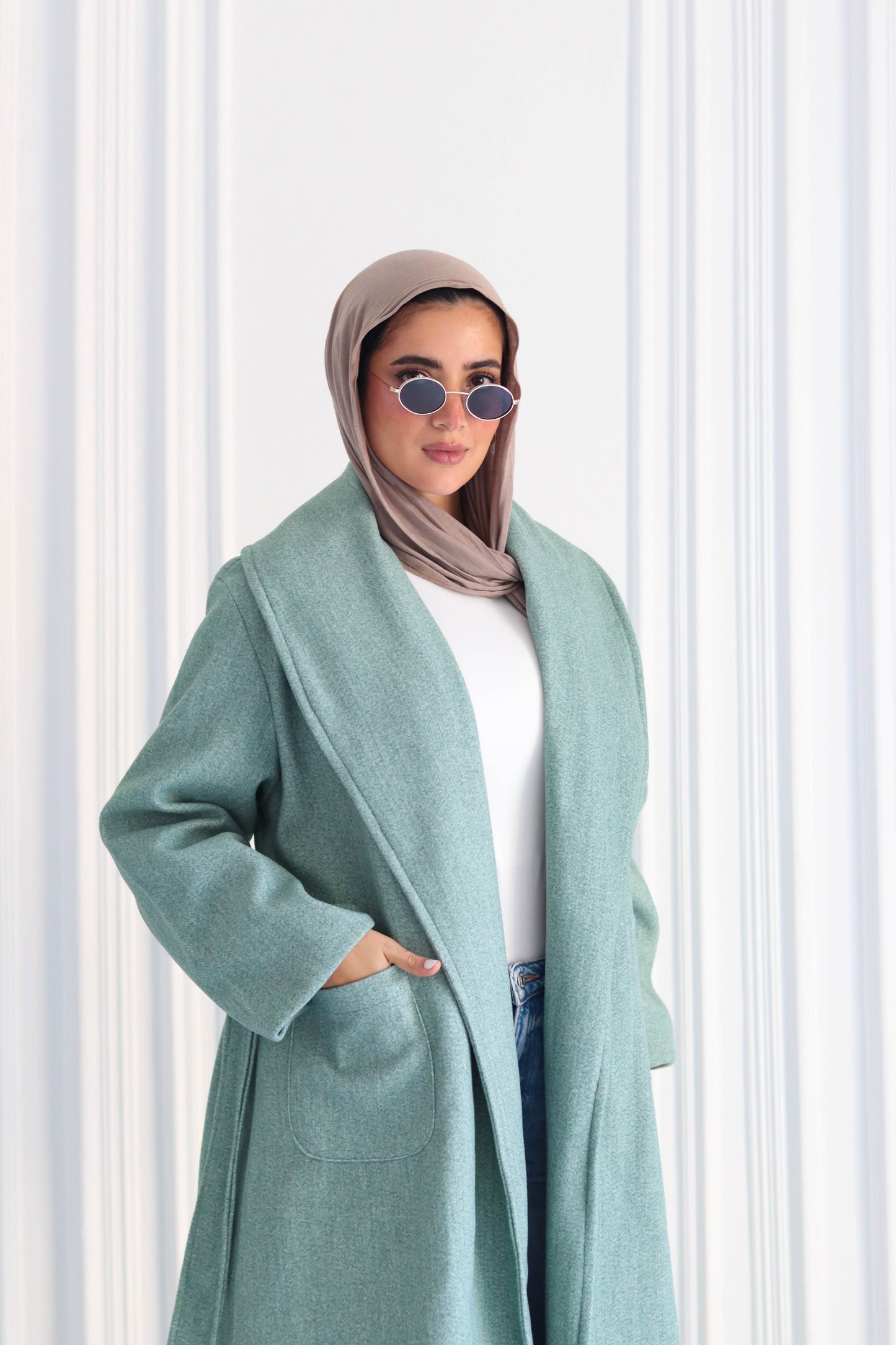 Everday Winter Coat in Mint