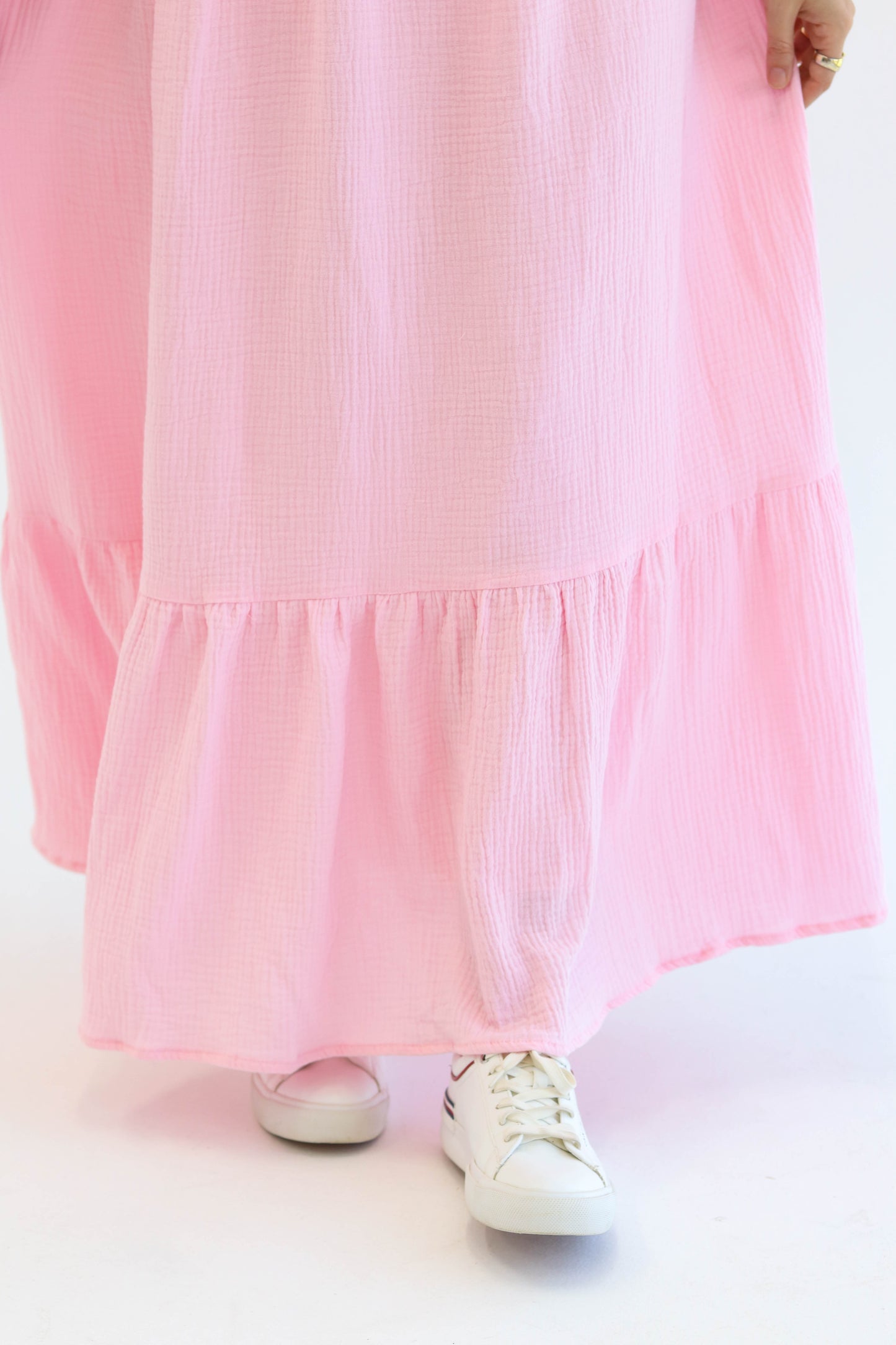 Little Bows Summer Dress in Pink