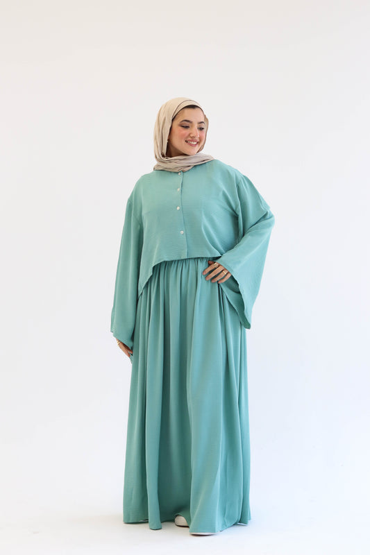 Breeze Casual Set  in Mint