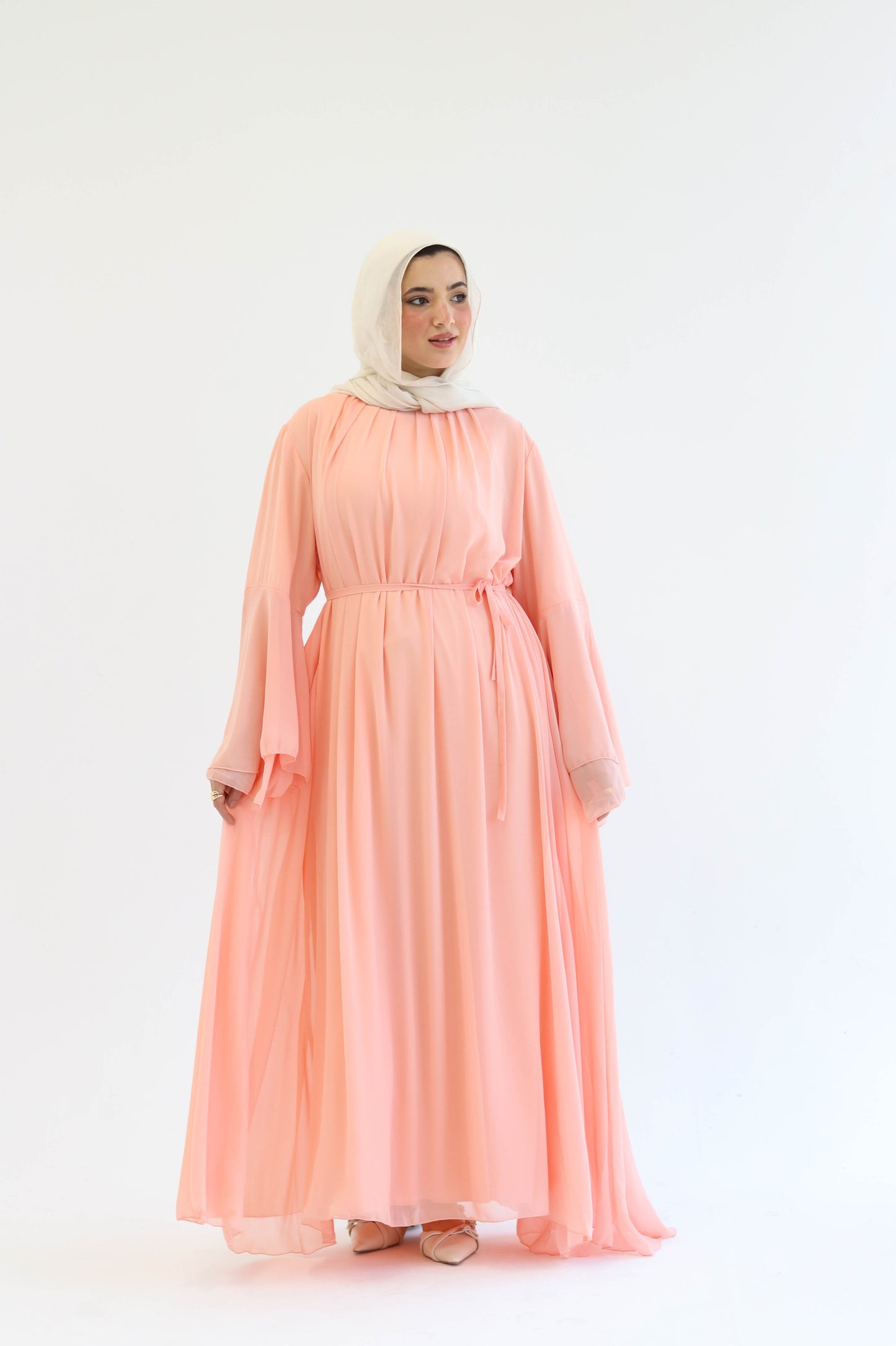 Flowy Chiffon Dress in Simon