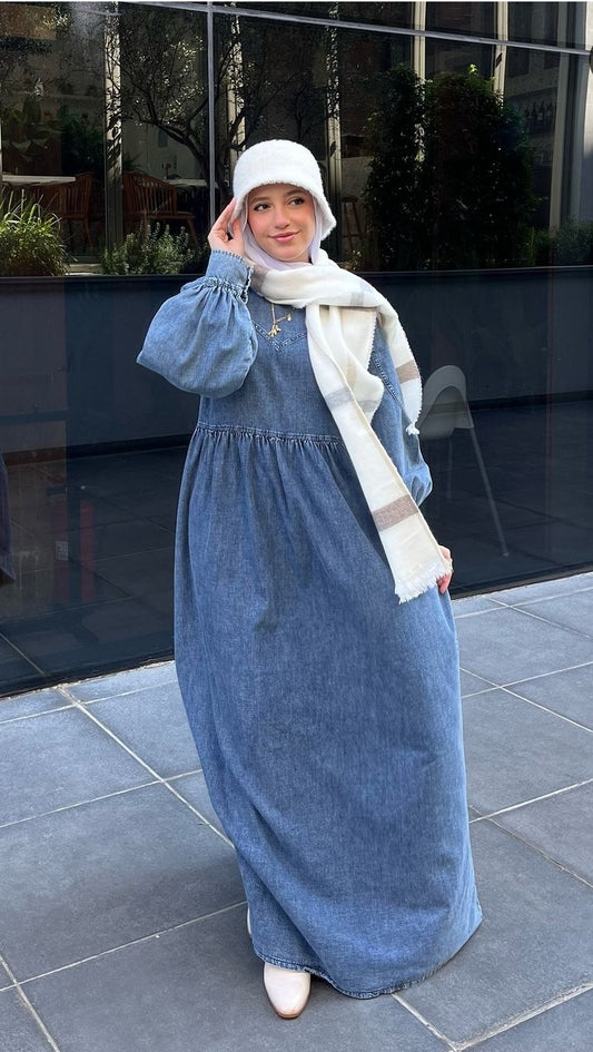 Simple Jeans Casual Dress