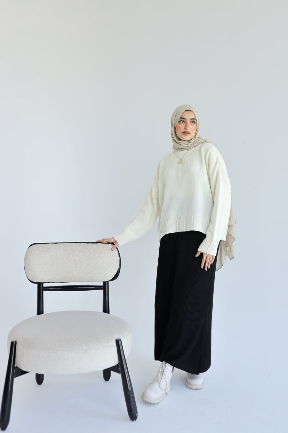 Wool Winter Skirt in Black (skirt only)