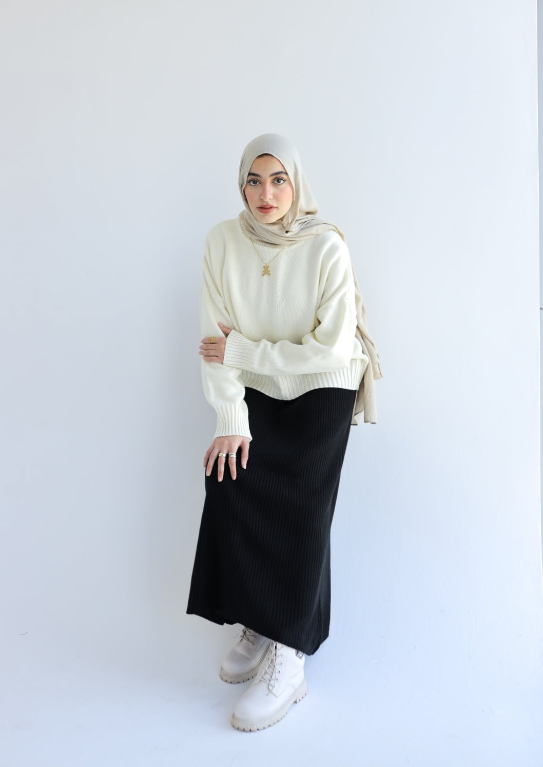 Wool Winter Skirt in Black (skirt only)