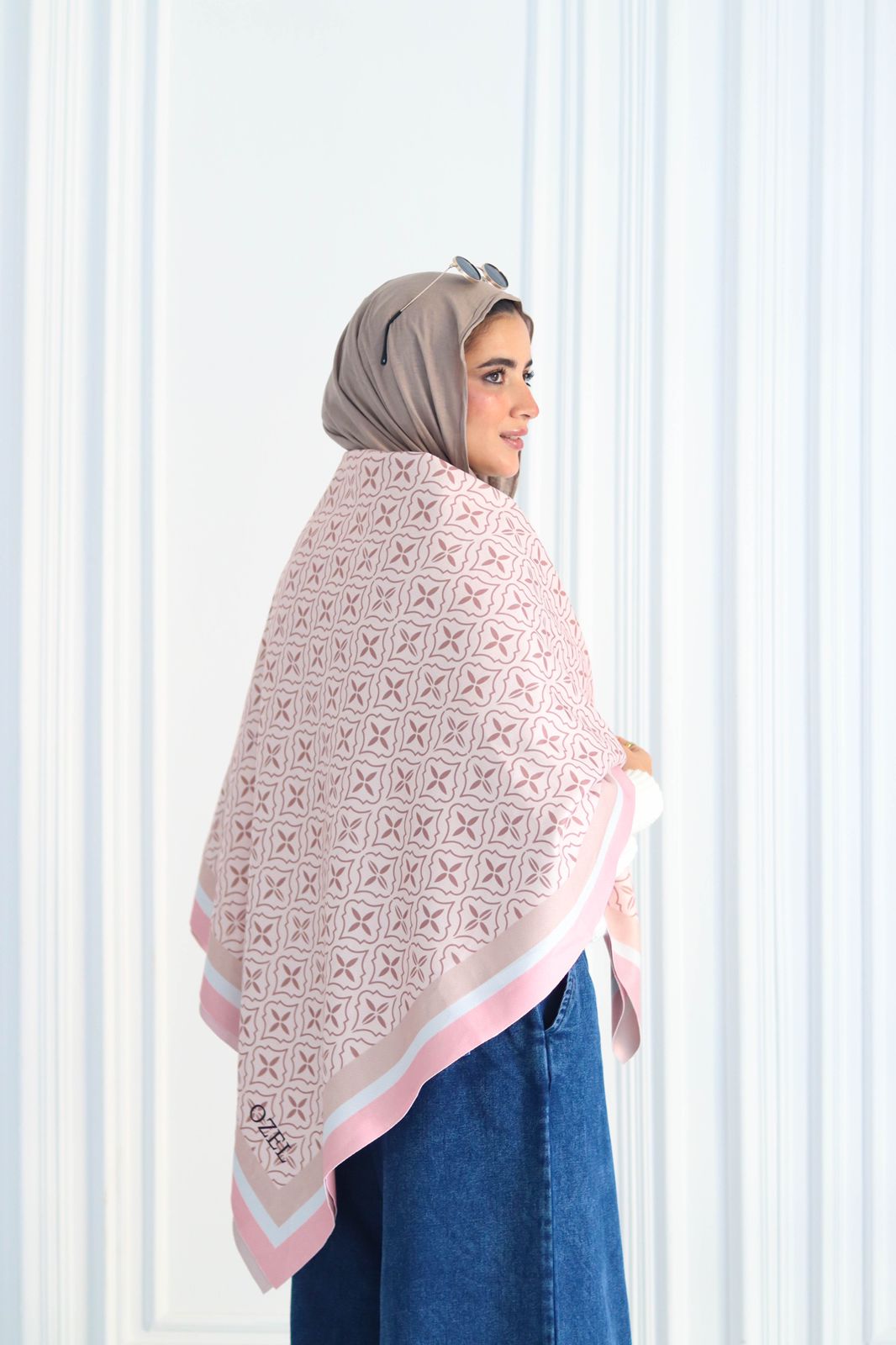 Winter Blossom Wool Scarf