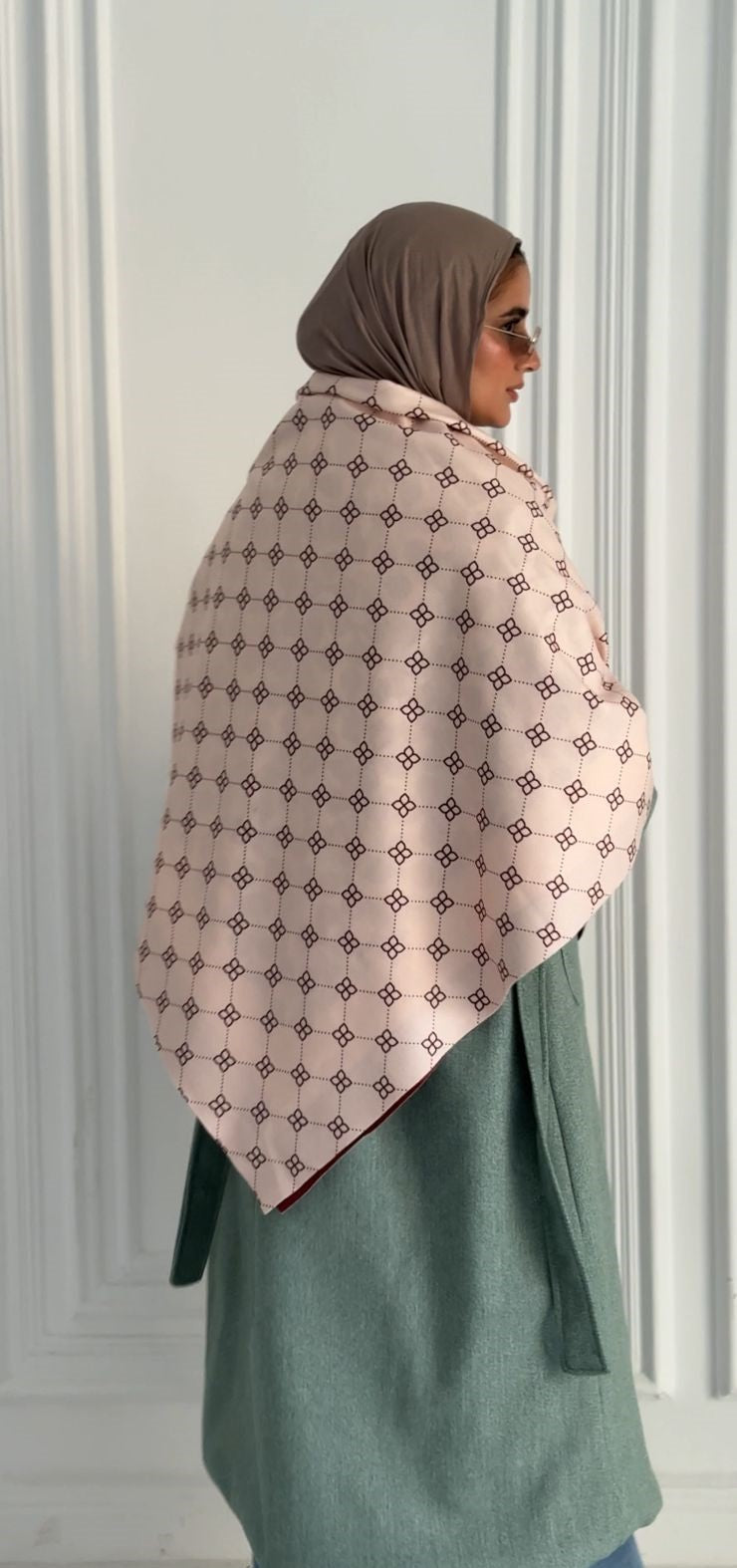 Warm Chocolate Wool Scarf