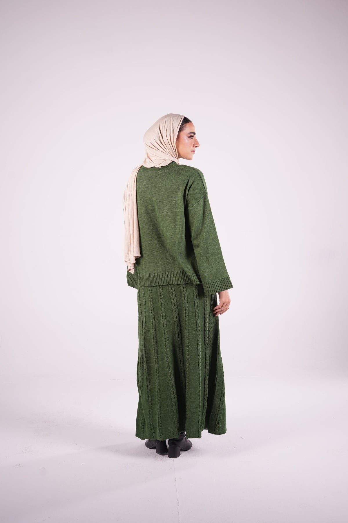 Allure Knit Set in Green