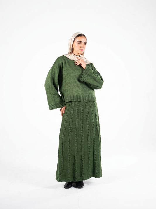 Allure Knit Set - Green
