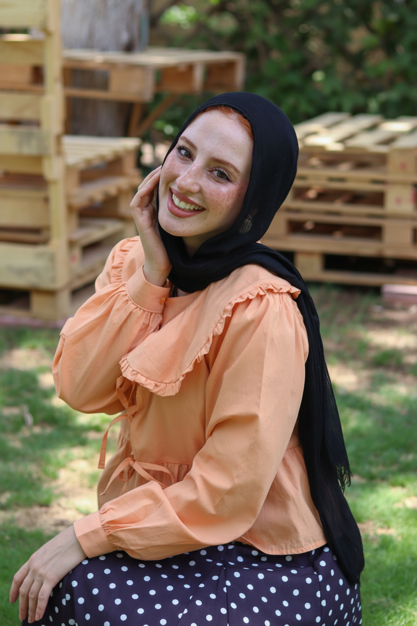 Casual Shirt in Orange
