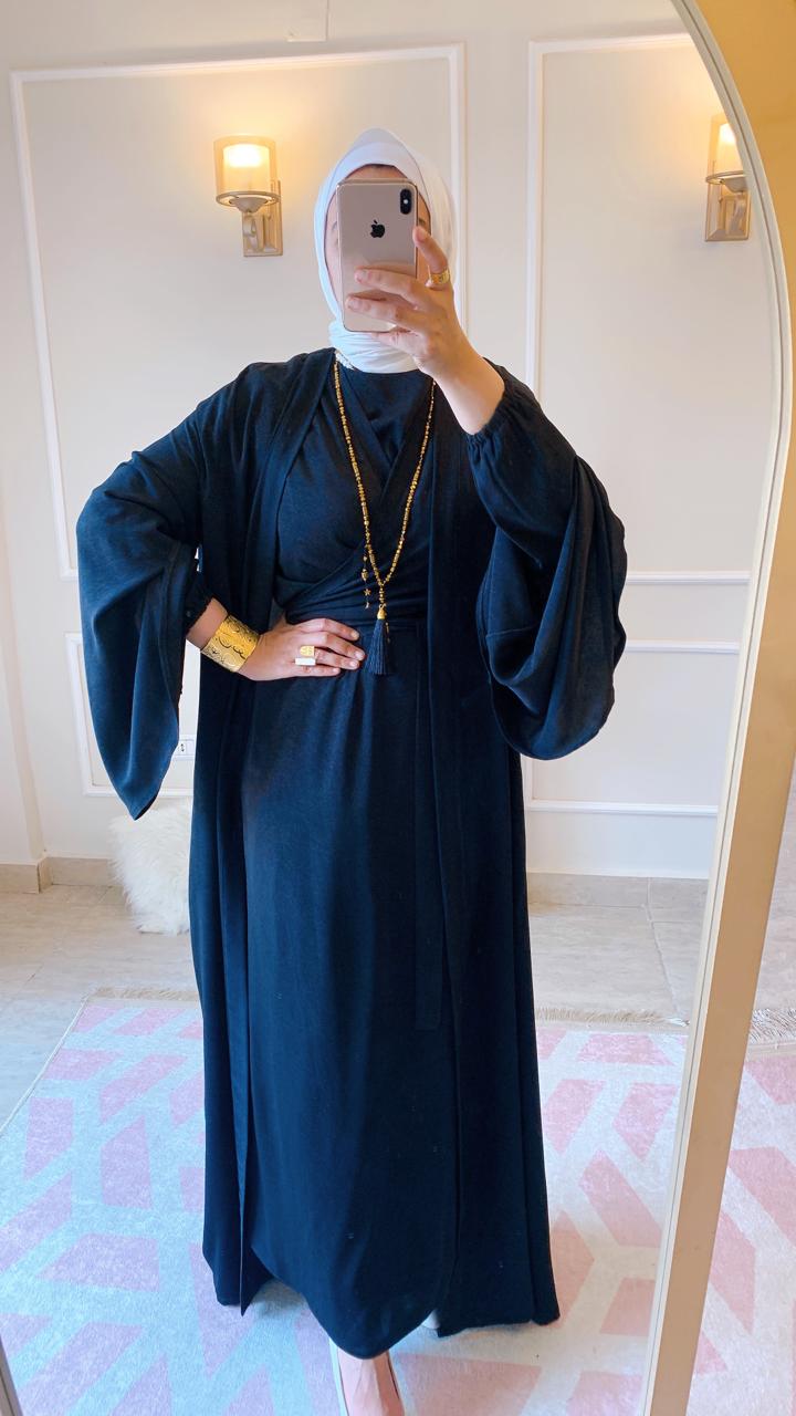 Classic Abaya Set in Black