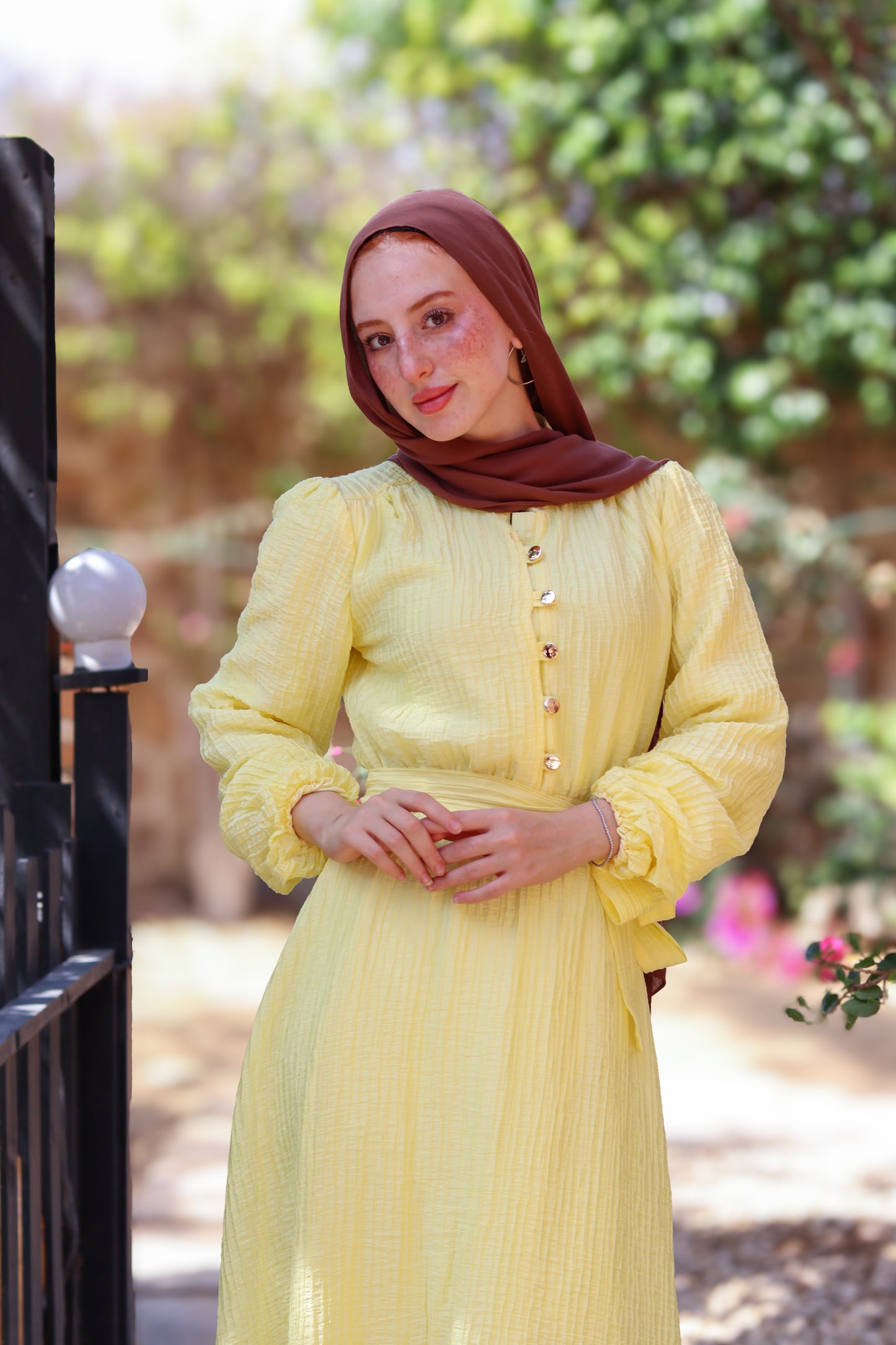 Golden Aura Dress in Yellow
