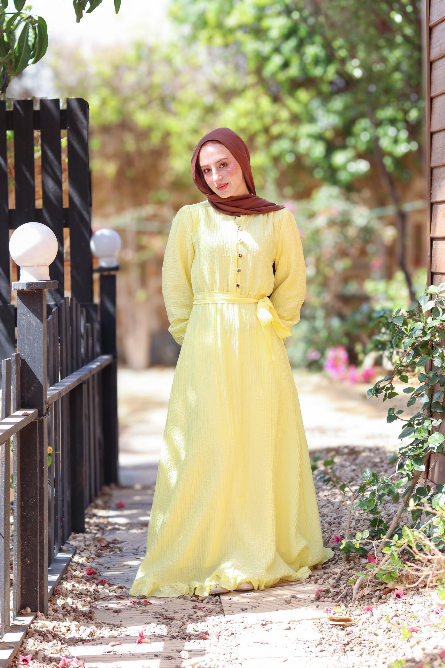 Golden Aura Dress in Yellow
