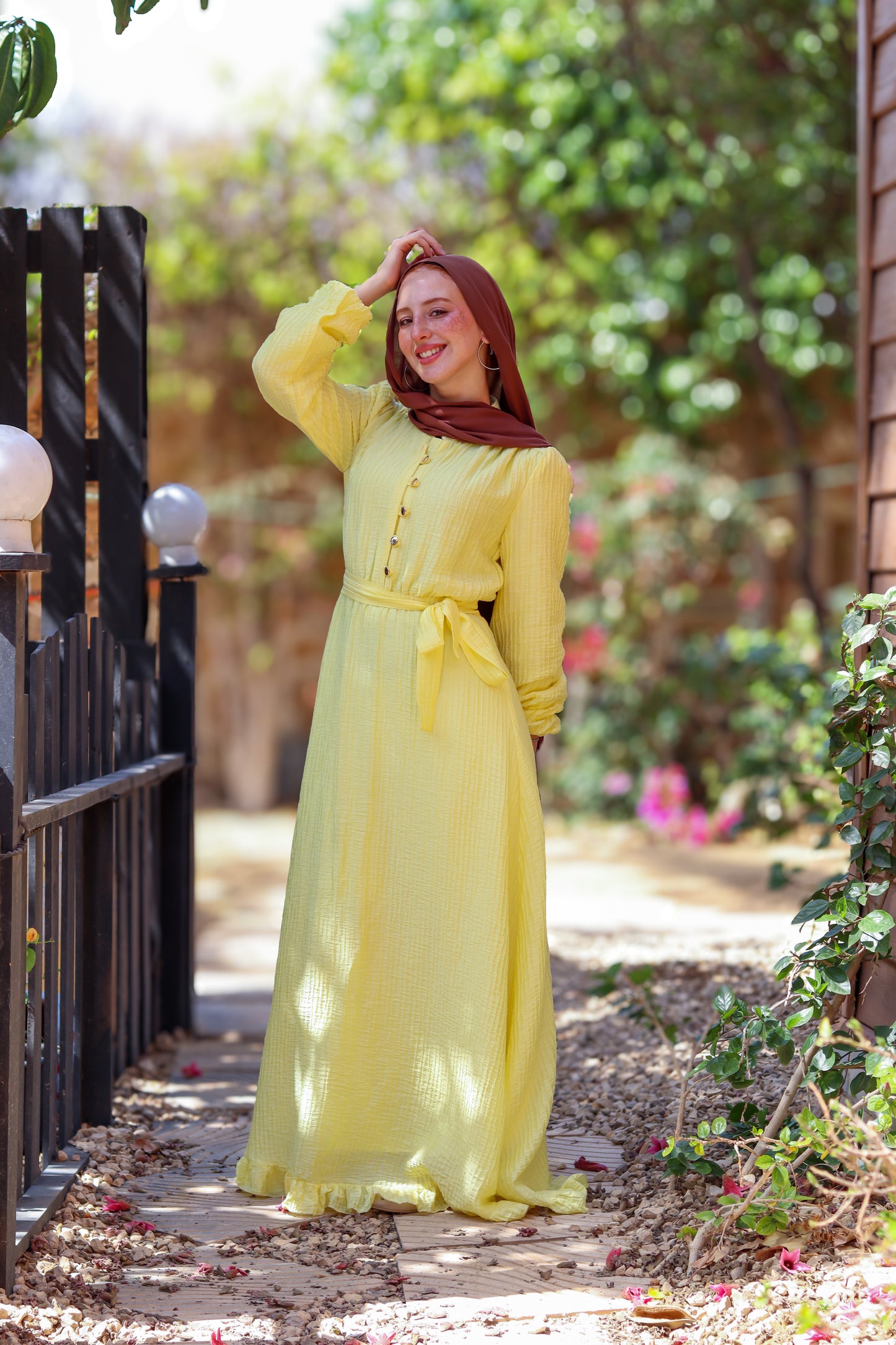 Golden Aura Dress in Yellow