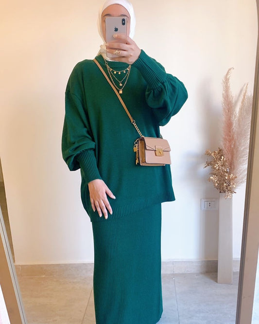 Plain Winter Skirt in Green (skirt only)