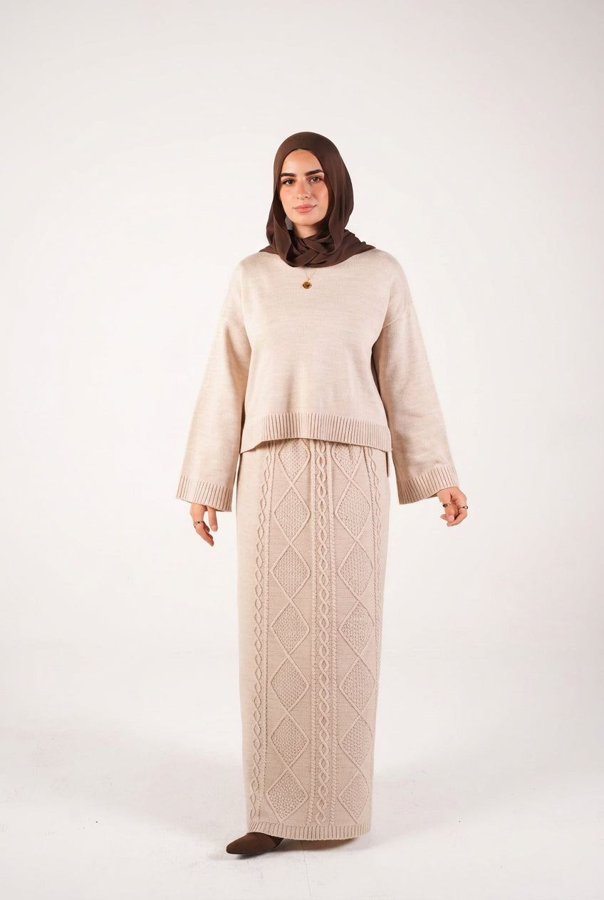 Ivy Skirt in Beige (skirt only)