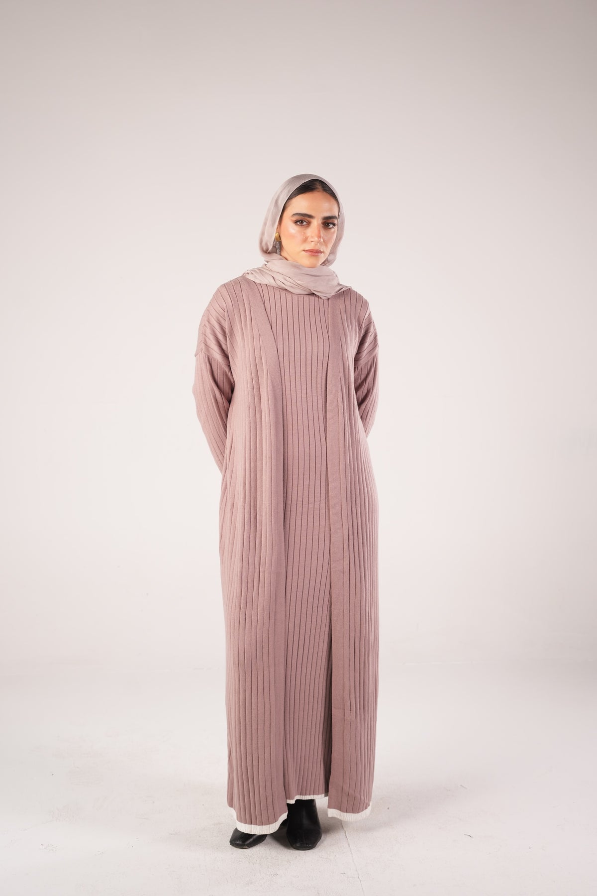 Lana Set (Cardigan & Basic) - Cashmere