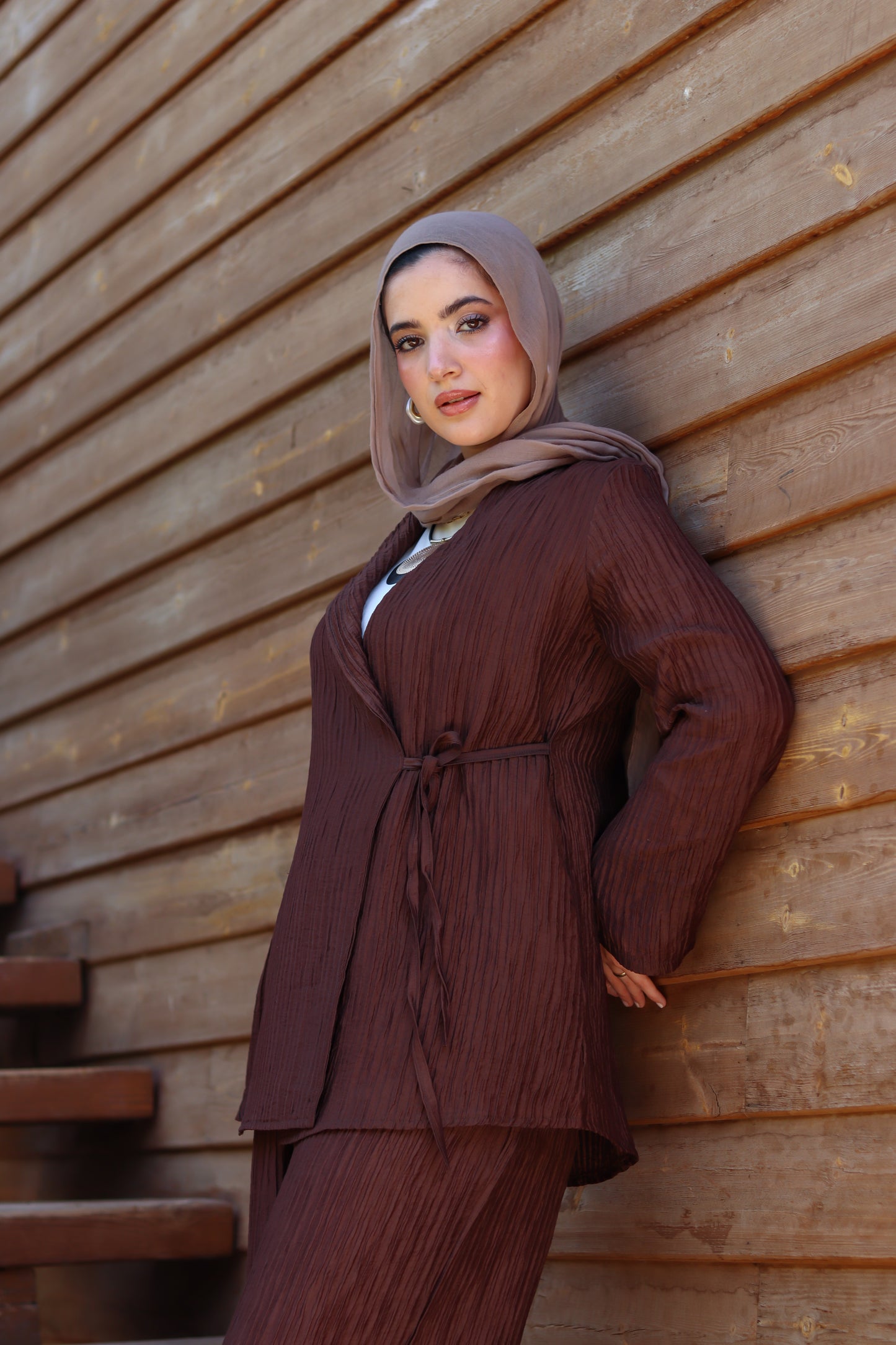 Origami Set in Espresso Brown