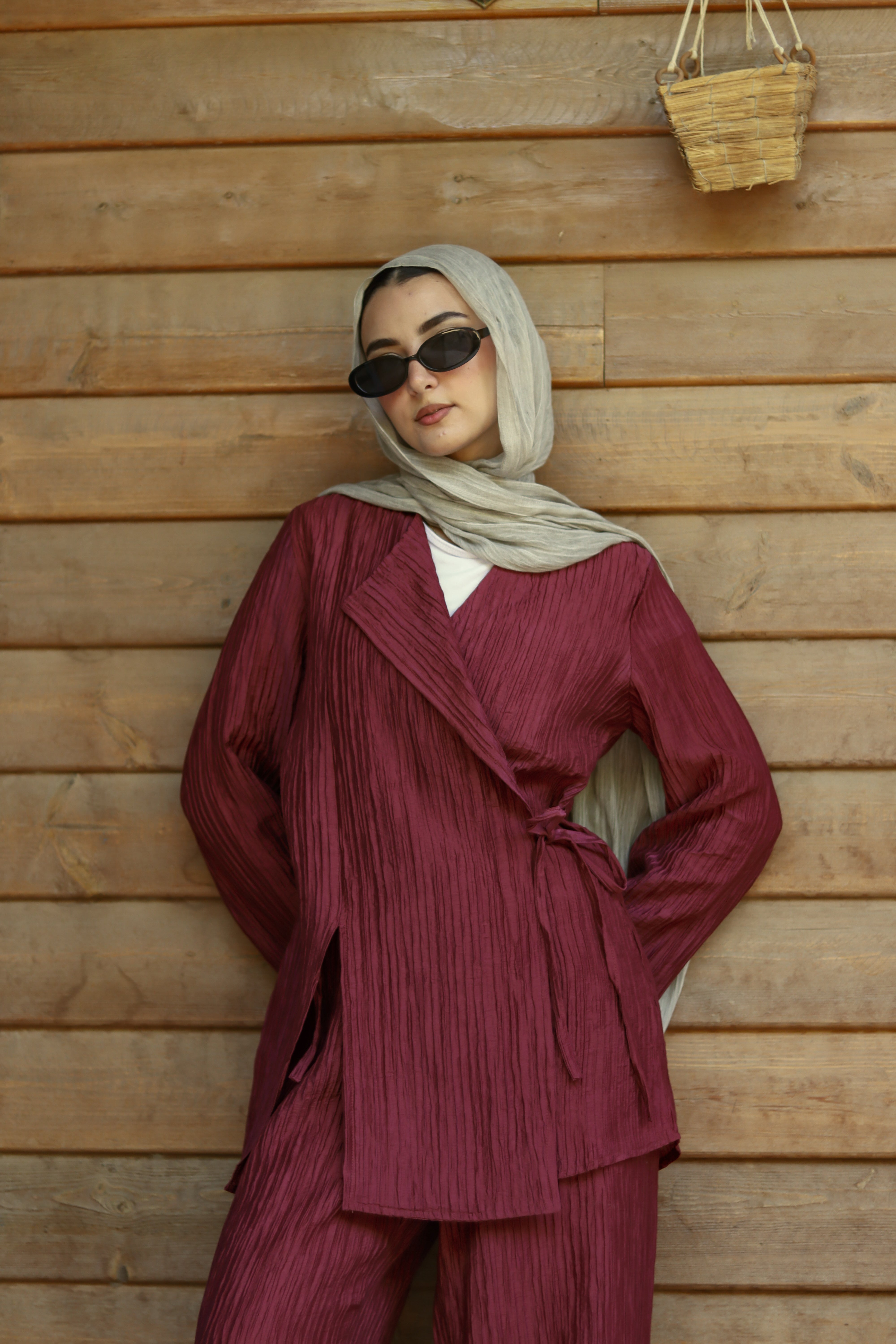 Origami Set in Berry Blush