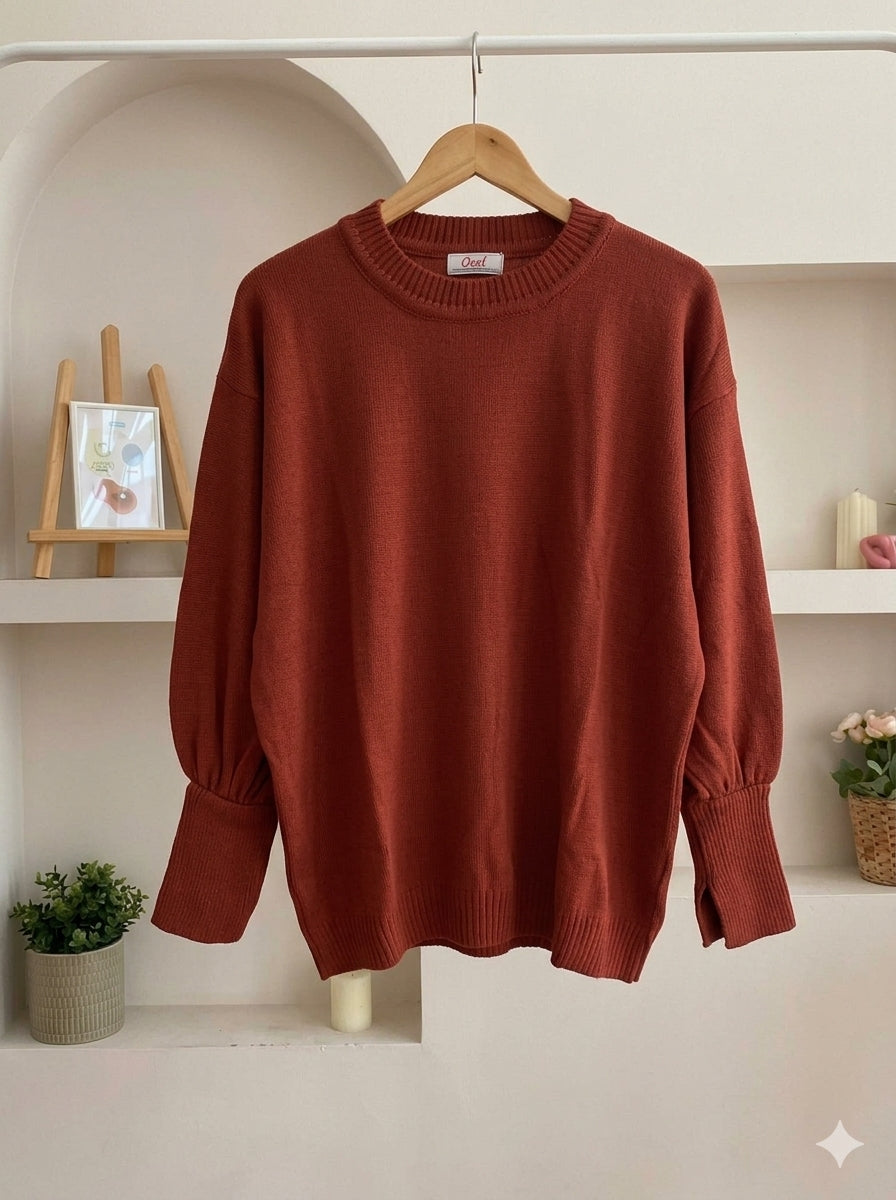 Basic Wool Top in Havan