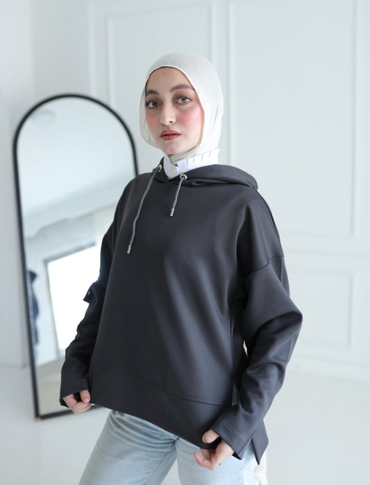 Casual Winter Sweatshirt in grey