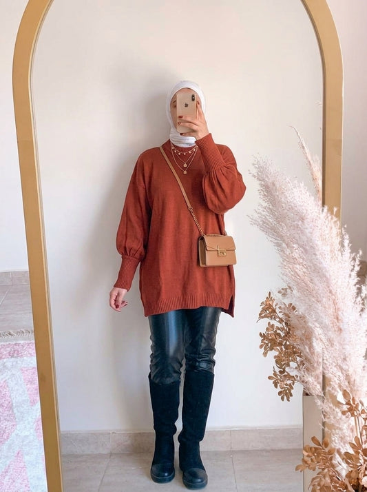 Basic Wool Top in Havan