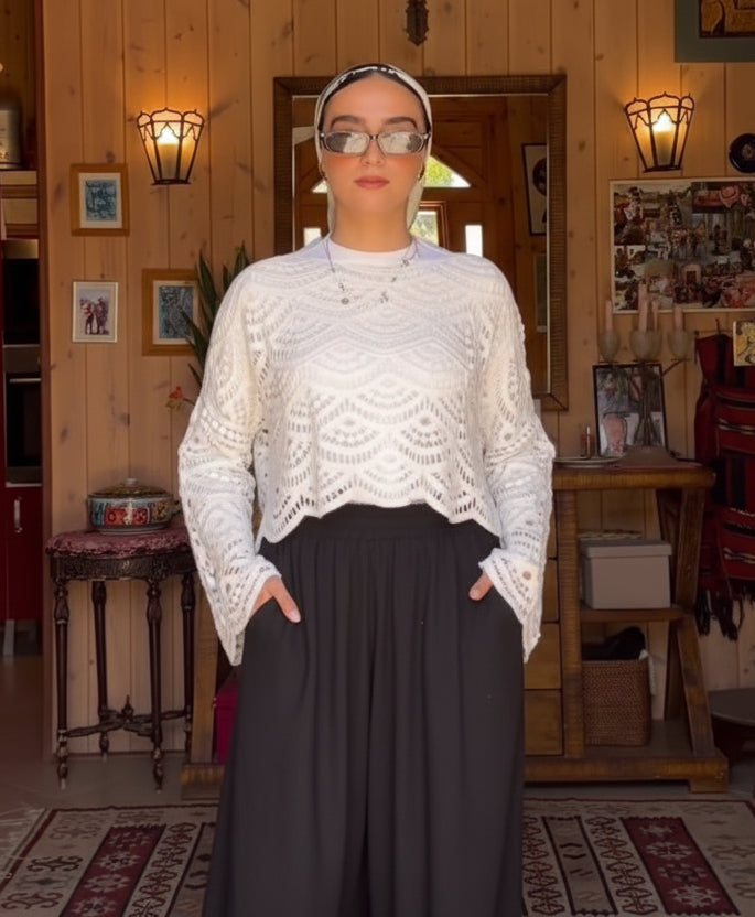 White Lace Top